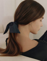 26SS★ リボンテールエンブロイダリーヘアシュシュ
