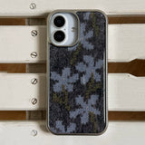 WILDFLOWERS MOHAIR EPOXY CASE - BLUE