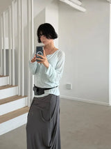 CURVE LINE SLIM SLEEVELESS