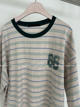 ラッキーストライプオーバーサイズフィット半袖Tシャツ