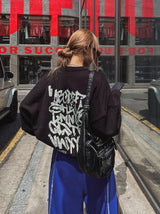 Reversal printed knitwear
