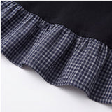 Nelis Check Layered Frill T-shirt