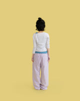 Vivid color pants (purple)