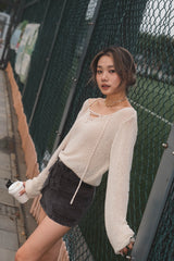 Soft Knit Lazy Tip Up Top - 3 colours
