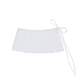 Mellow Ribbon Wrap Skirt_White