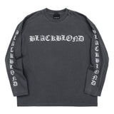 BBD  クラッシュドフェイスピグメントロングtシャツ