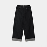 [Premium] ASCLO ロールアップローデニムパンツ (2color)