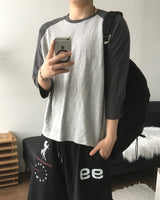 Pitch Slub Three Quarter Sleeve T