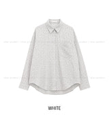 Regen Summer Wrinkle Check Shirt