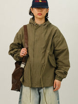DE Hood Short Fishtail Parka