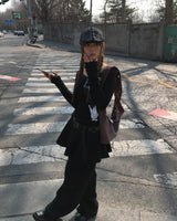Strap hunting cap