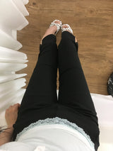 Dot Chrome Heel Mules