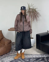 Ethan Carpenter Bermuda denim pants
