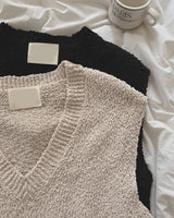 Jane Boucle Knit Vest