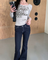 Angel boots cut pants