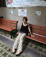 Dot Polka Dot Bootcut Long Pants