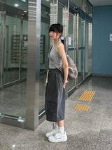 halter sleeveless t