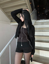 Fluffy cardigan