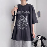 ベーカリーキャット ボクシーフィット 半袖Tシャツ (3 colors) H&L