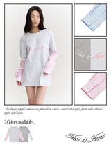 リラックスダブルレイヤーTシャツ