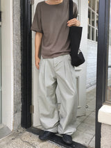 Arctic Cation Pintuck Curved Pants 2C