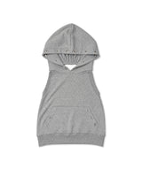 eyelet halter hoodie (3colors)