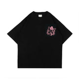 PEANUT STAIN - ノット スリーピング ユア マウス ユア タイガー ブラック オーバーサイズド Tシャツ