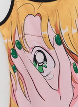 '& スパークラブワイツ' アニメーションスウィムスーツブラック