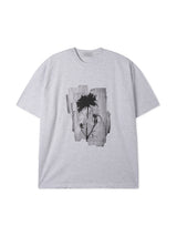 ローズスクエアプリンティングショートスリーブT　2C