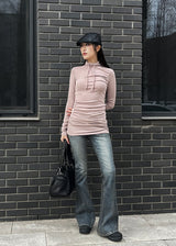 LINE BOOTS CUT DENIM