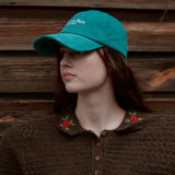 Corduroy Ball Cap_Green