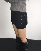 Snap skirt pants