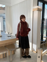 Itol Cable Hood Knit Cardigan