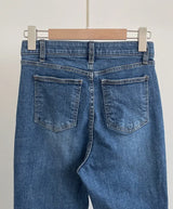 Panyu Hidden Banding Semi-Bootcut Denim Pants