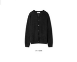 [Unisex] アンゴララウンドネックカーディガン(5color)
