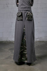 PHITES SET-UP CAMO POINT LONG SKIRT