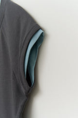 (W) Cap Modal Layered Top