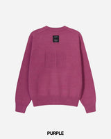 Number Patch Round Knit