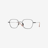 Knouun Square titanium glasses CODE. 103. C Black