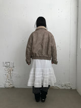 [MD Pick] Grunge Leather Mustang Jacket (2color)