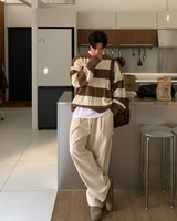 And double corduroy Carpenter Bendable Wide Pants