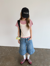 multi stripe T