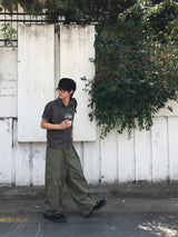 ユニセックスアメカジ カーゴバルーンパンツ4C