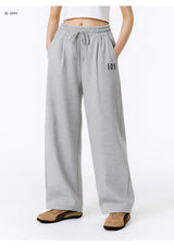 R:シグネットワンタックワイドスウェットパンツ (2color)