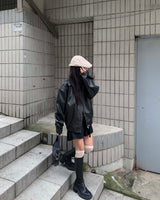 ウォッシュドレザージャケット