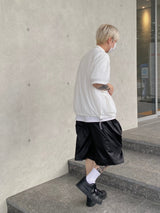 Nylon Pintuck Half Pants 2C