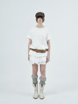 glitter star t-shirts / white