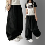Roa Baslock Nylon Cargo Wide Pants