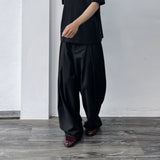 Oversized Pleated Trousers