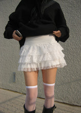 JENNIE LACE CANCAN SKIRT PANTS